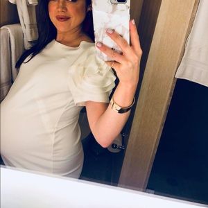 White Pietro Brunelli Maternity Dress